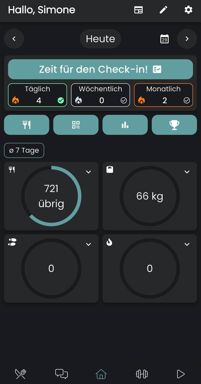 App Screenshot 4 – Check-ins